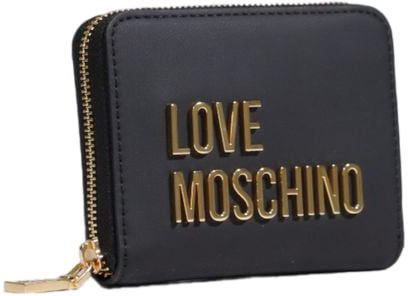 Love Moschino Love Moschino Black Polyethylene Wallet Zwart
