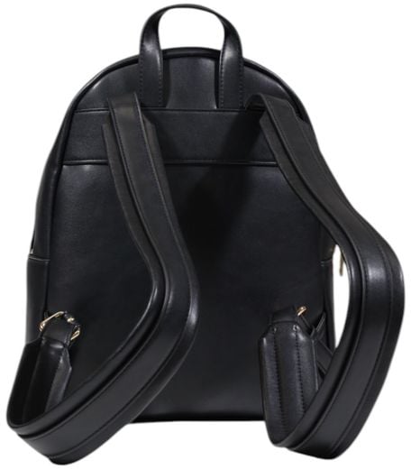 Love Moschino Love Moschino Black Polyethylene Backpack Zwart
