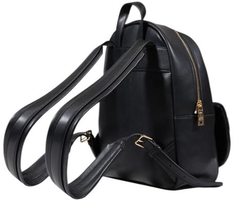 Love Moschino Love Moschino Black Polyethylene Backpack Zwart