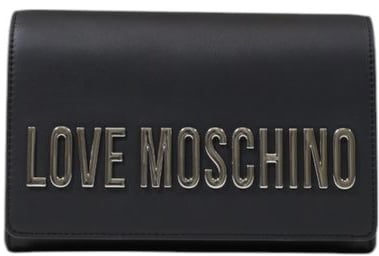 Love Moschino Love Moschino Black Polyethylene Handbag Zwart