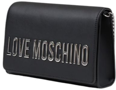 Love Moschino Love Moschino Black Polyethylene Handbag Zwart