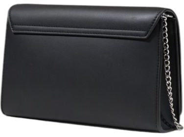 Love Moschino Love Moschino Black Polyethylene Handbag Zwart