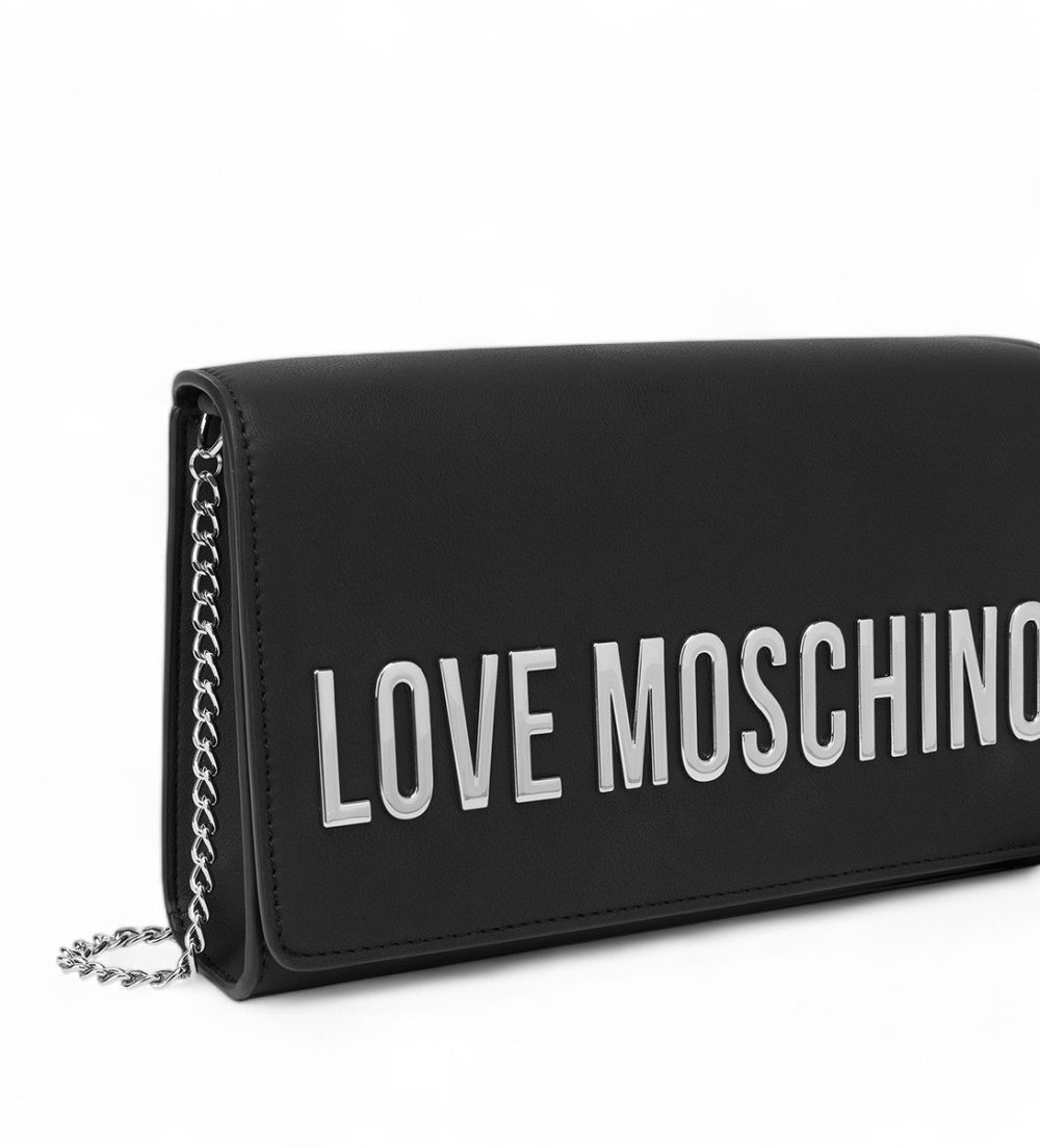 Love Moschino Bags Nero/Nickel Zwart