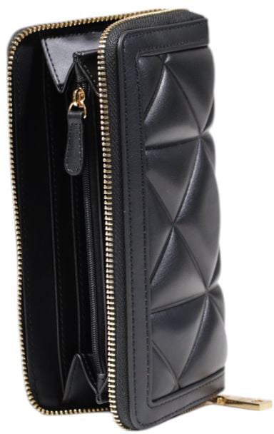 Love Moschino Love Moschino Black Polyethylene Wallet Zwart