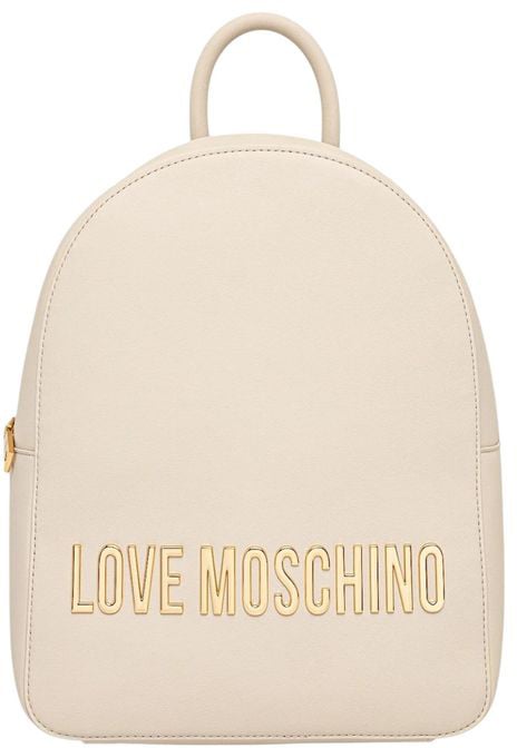 Love Moschino Love Moschino Beige Polyethylene Backpack Beige