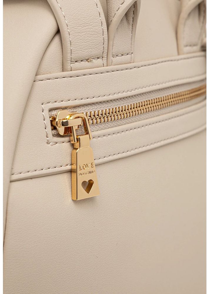 Love Moschino Love Moschino Beige Polyethylene Backpack Beige