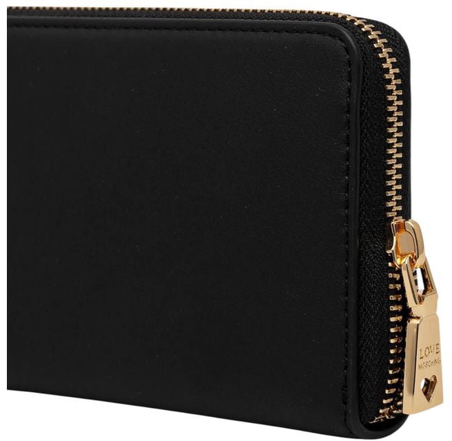 Love Moschino Love Moschino Black Polyethylene Wallet Zwart