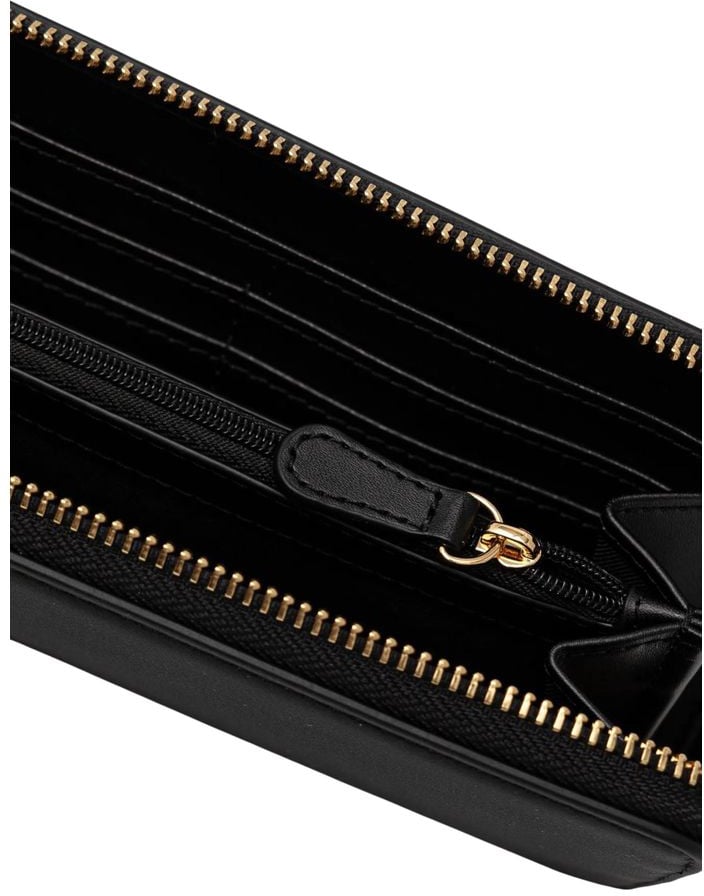 Love Moschino Love Moschino Black Polyethylene Wallet Zwart