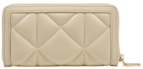 Love Moschino Cream Artificial Leather Wallet Beige