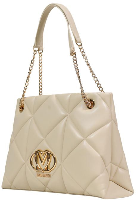 Love Moschino Love Moschino Beige Artificial Leather Handbag Beige