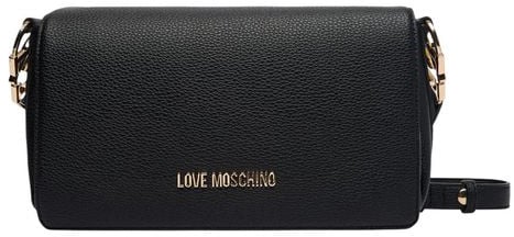 Love Moschino Love Moschino Black Polyethylene Handbag Zwart