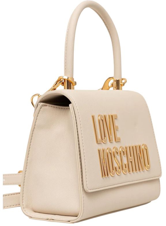Love Moschino Love Moschino Beige Polyethylene Handbag Geel