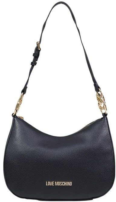 Love Moschino Love Moschino Black Polyethylene Handbag Zwart