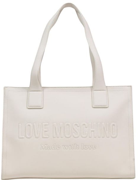 Love Moschino Love Moschino Beige Polyethylene Handbag Wit