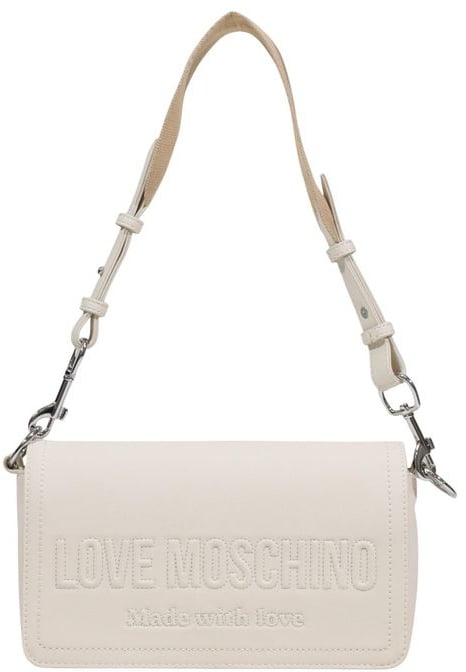 Love Moschino Love Moschino Beige Polyethylene Handbag Roze