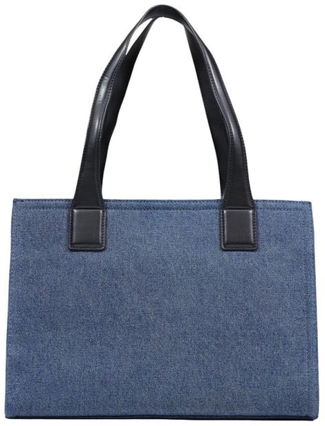 Love Moschino Love Moschino Blue Cotton Handbag Wit