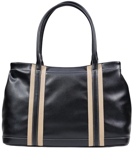 Love Moschino Love Moschino Black Polyethylene Handbag Zwart