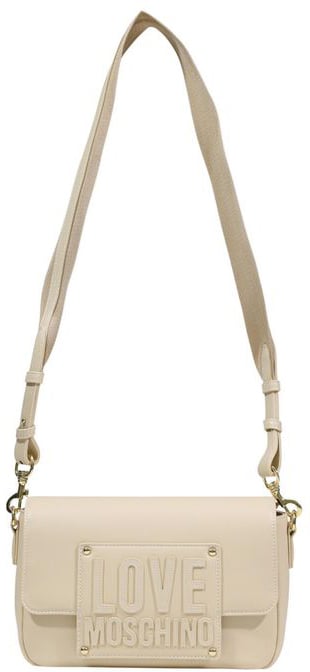 Love Moschino Love Moschino Cream Polyethylene Handbag Wit