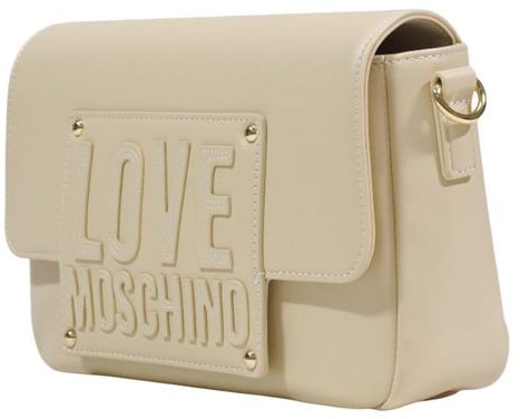 Love Moschino Love Moschino Cream Polyethylene Handbag Wit