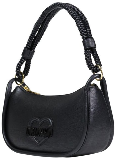 Love Moschino Love Moschino Black Polyethylene Handbag Zwart