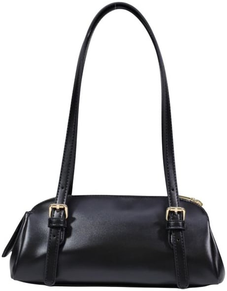 Love Moschino Love Moschino Black Polyethylene Handbag Zwart