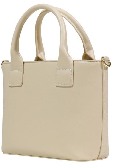 Love Moschino Cream Polyethylene Handbag Beige