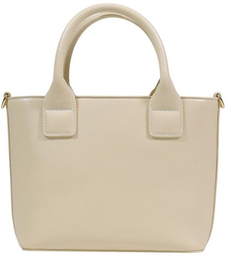 Love Moschino Cream Polyethylene Handbag Beige
