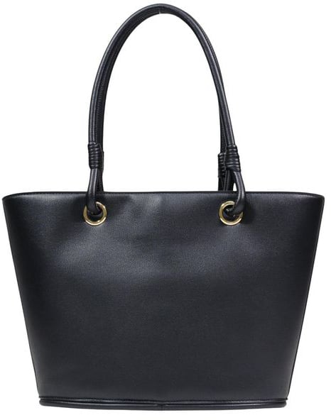 Love Moschino Love Moschino Black Polyethylene Handbag Zwart