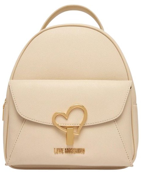 Love Moschino Love Moschino Beige Polyethylene Backpack Beige