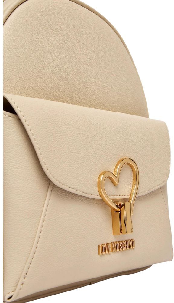 Love Moschino Love Moschino Beige Polyethylene Backpack Beige