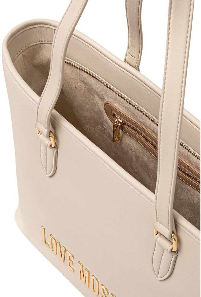 Love Moschino Love Moschino Beige Polyethylene Handbag Beige