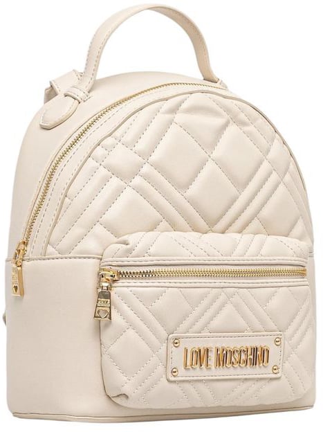 Love Moschino Love Moschino Beige Polyethylene Backpack Beige