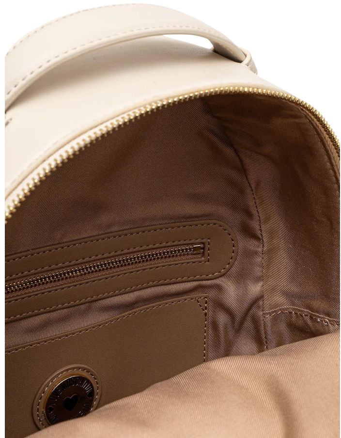 Love Moschino Love Moschino Beige Polyethylene Backpack Beige