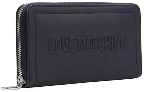 Love Moschino Love Moschino Black Polyethylene Wallet Zwart