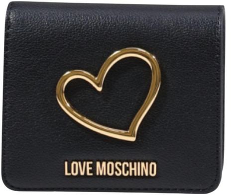 Love Moschino Love Moschino Black Polyethylene Wallet Zwart