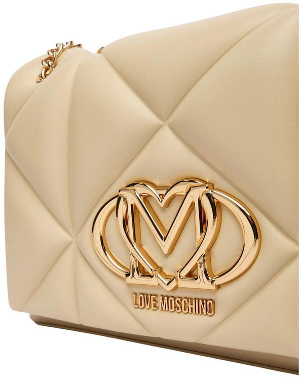 Love Moschino Love Moschino Beige Artificial Leather Handbag Beige