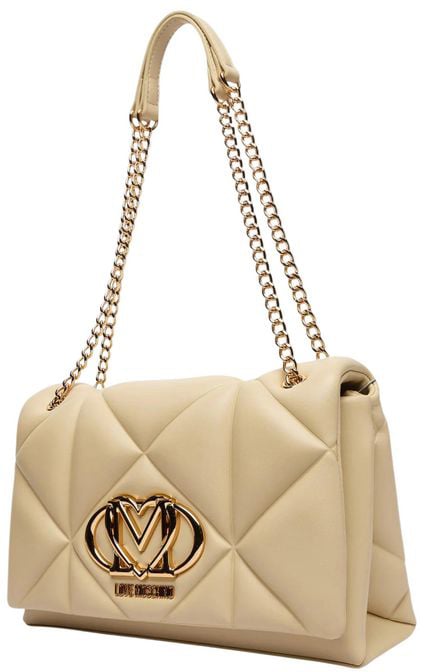 Love Moschino Love Moschino Beige Artificial Leather Handbag Beige