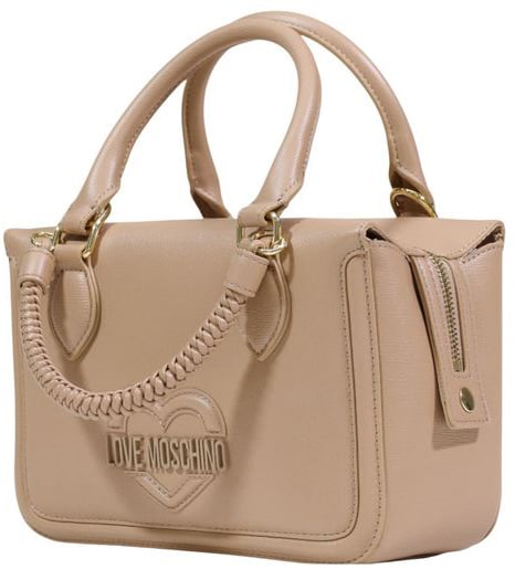 Love Moschino Love Moschino Beige Polyethylene Handbag Geel
