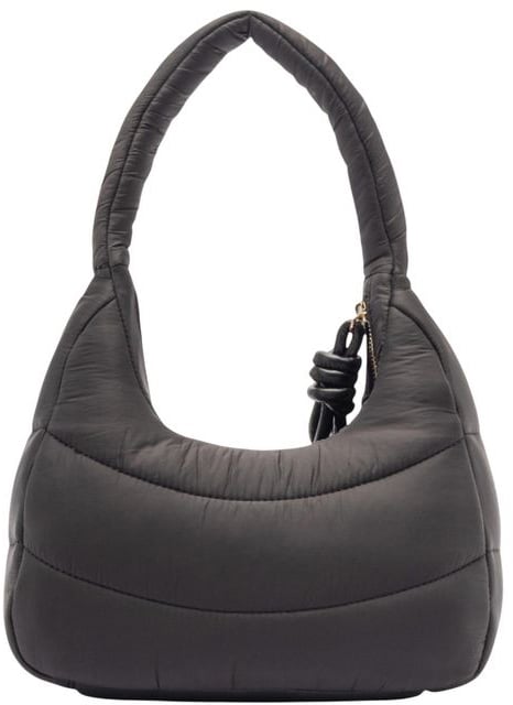 Love Moschino Love Moschino Black Nylon Handbag Zwart