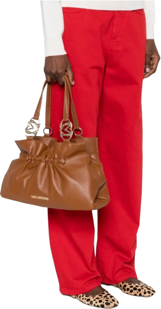 Love Moschino Bags Leather Brown Bruin
