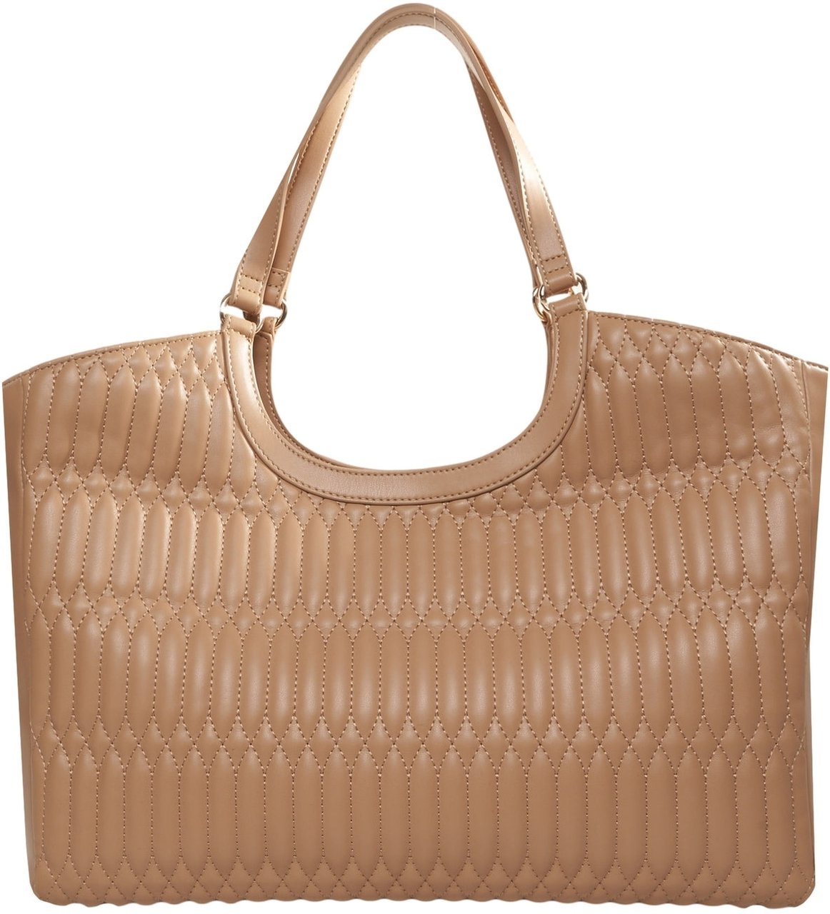 Love Moschino Quilted shopper Beige