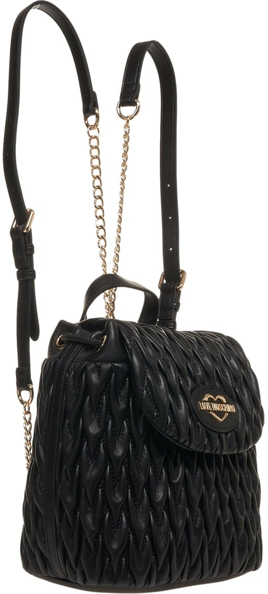 Love Moschino Quilted backpack Zwart