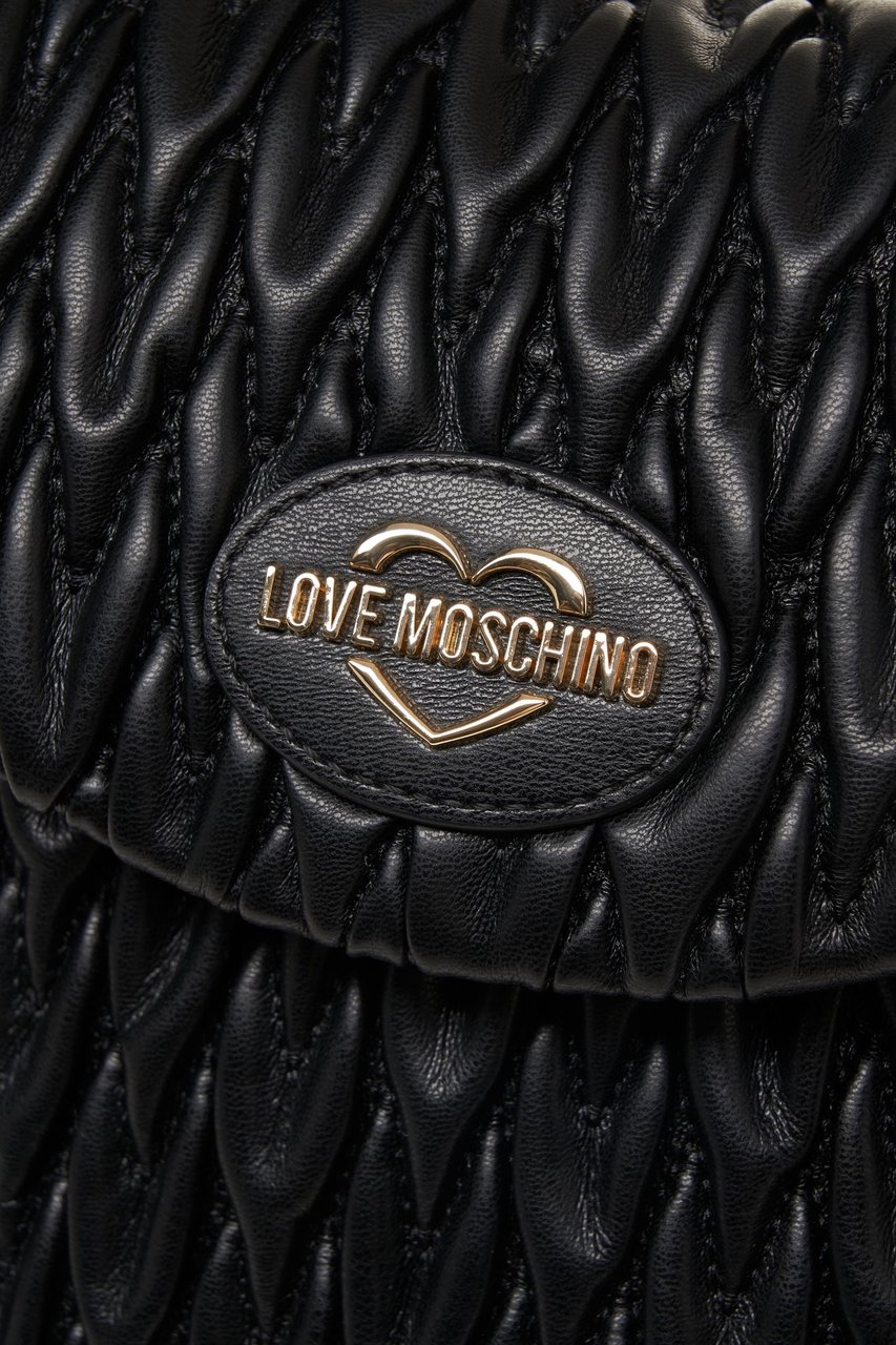 Love Moschino Quilted backpack Zwart