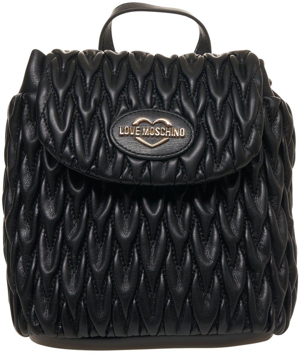 Love Moschino Quilted backpack Zwart