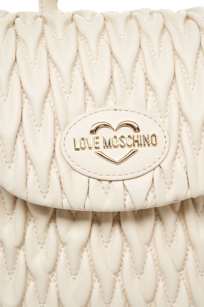 Love Moschino Quilted backpack Wit