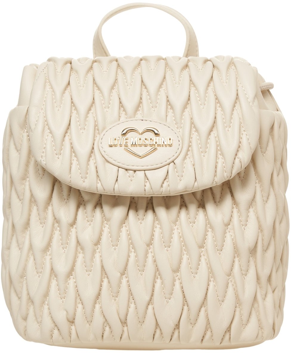 Love Moschino Quilted backpack Wit