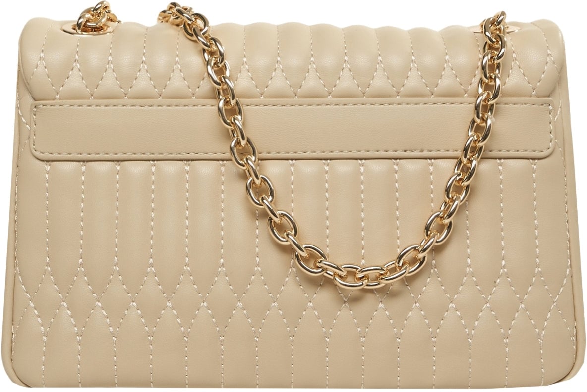Love Moschino Quilted shoulder bag Beige