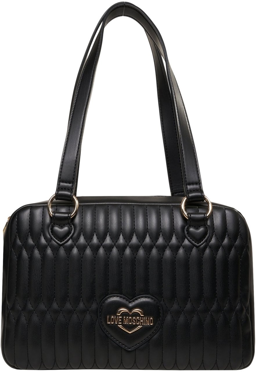 Love Moschino Quilted shoulder bag Zwart