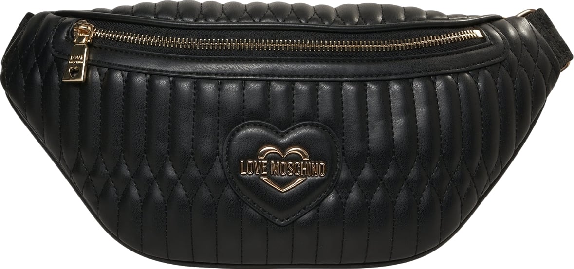Love Moschino Quilted belt bag Zwart