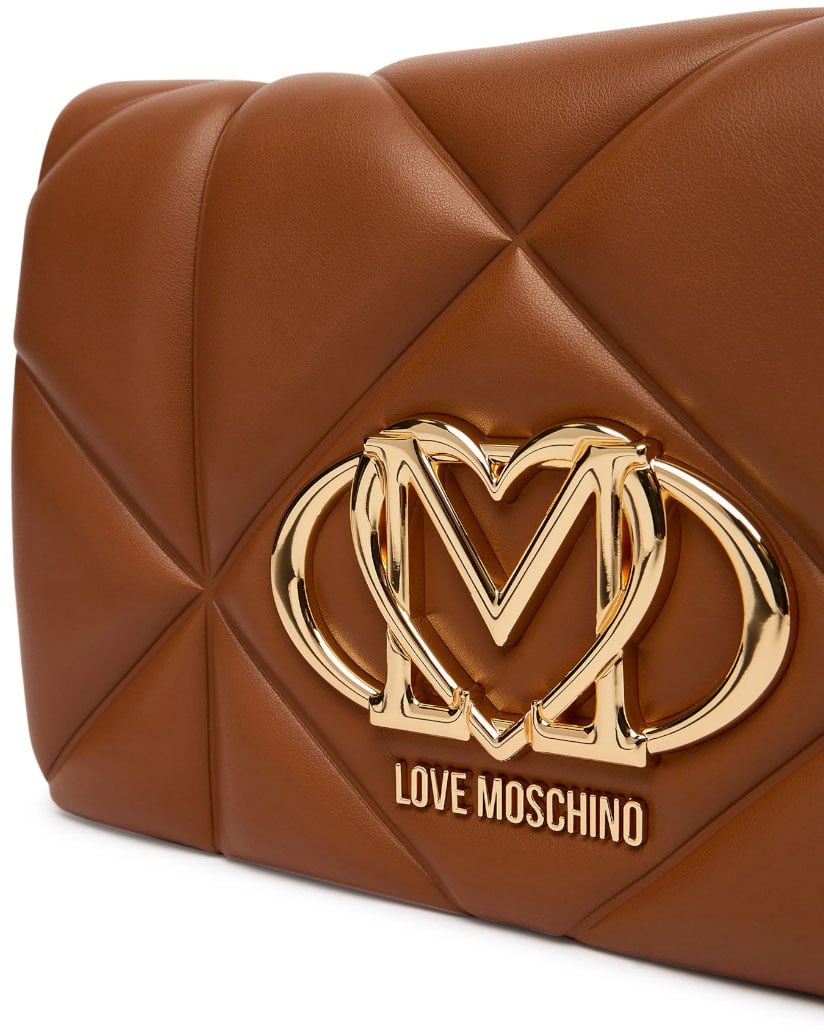 Love Moschino Bags Leather Brown Bruin